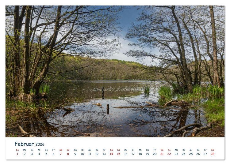 Produktbild: Verliebt in R&uuml;gen (Tischkalender 2026 DIN A5 quer), CALVENDO Monatskalender