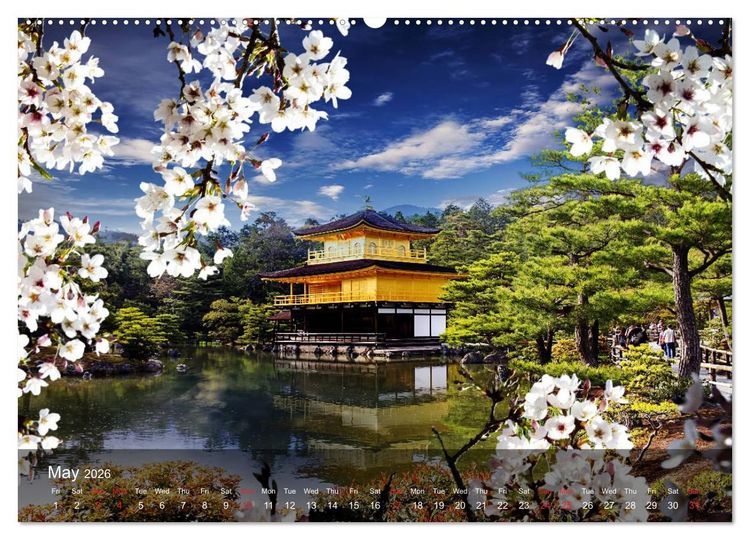 Produktbild: Japan Magic of a great country (High Quality Premium Wall Calendar 2026 DIN A2 landscape),CALVENDO 12 Month Wall Calendar