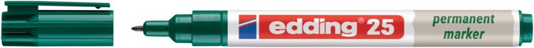 Produktbild: edding 25 Permanentmarker gr&uuml;n