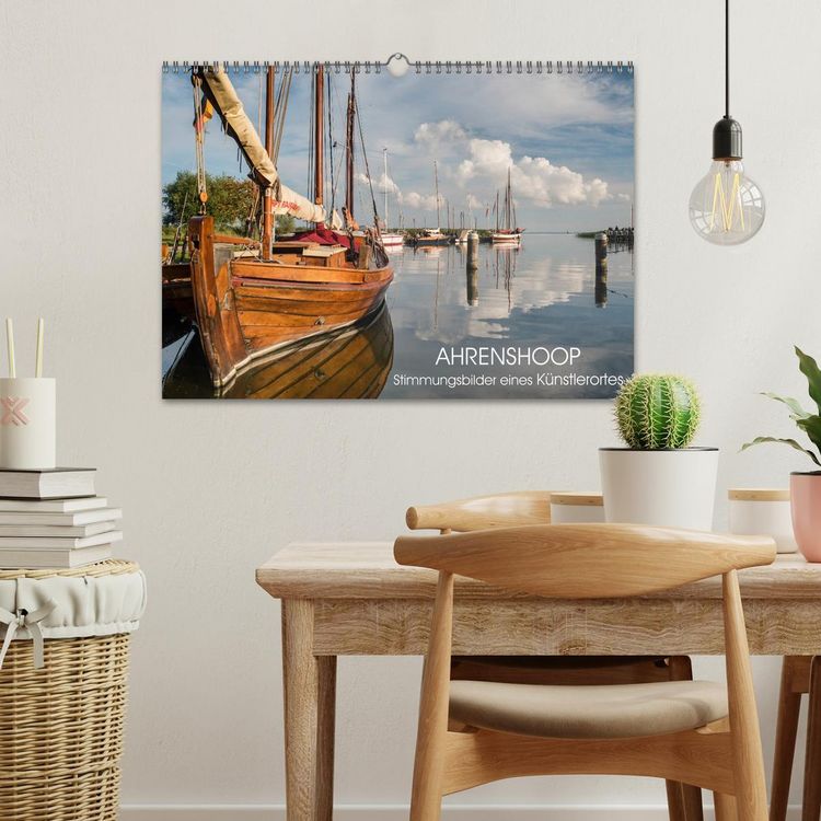 Produktbild: Ahrenshoop - Stimmungsbilder eines K&uuml;nstlerortes (Wandkalender 2026 DIN A3 quer), CALVENDO Monatskalender