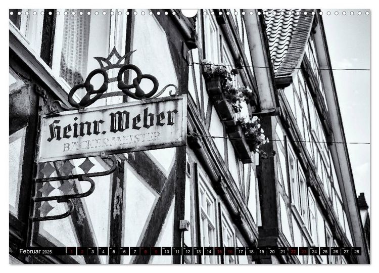 Ein Blick auf Homberg an der Efze (Wandkalender 2025 DIN A3 quer), CALVENDO Monatskalender