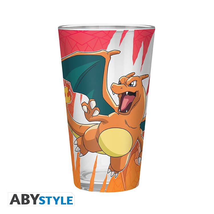 Produktbild: POKEMON - Large Glass Premium - 400ml - Charizard