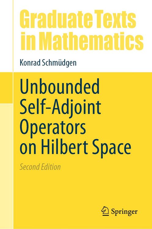 Produktbild: Unbounded Self-Adjoint Operators on Hilbert Space