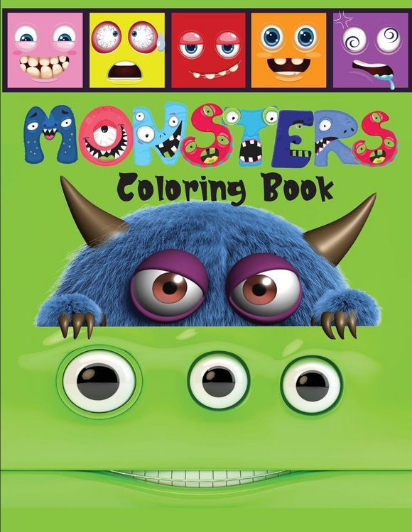 Produktbild: Monsters Coloring Book