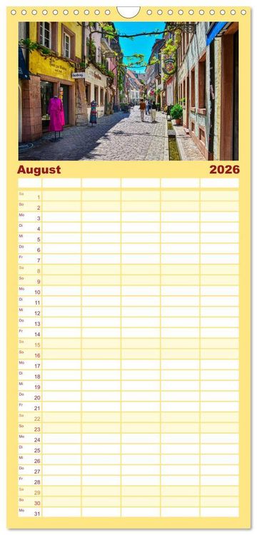 Produktbild: Familienplaner 2026 - Freiburg - Die entspannte Stadt im Breisgau mit 5 Spalten (Wandkalender, 21 x 45 cm) CALVENDO