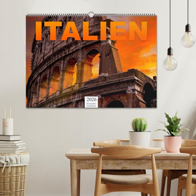 Produktbild: Italien - S&uuml;deuropa (Wandkalender 2026 DIN A2 quer), CALVENDO Monatskalender