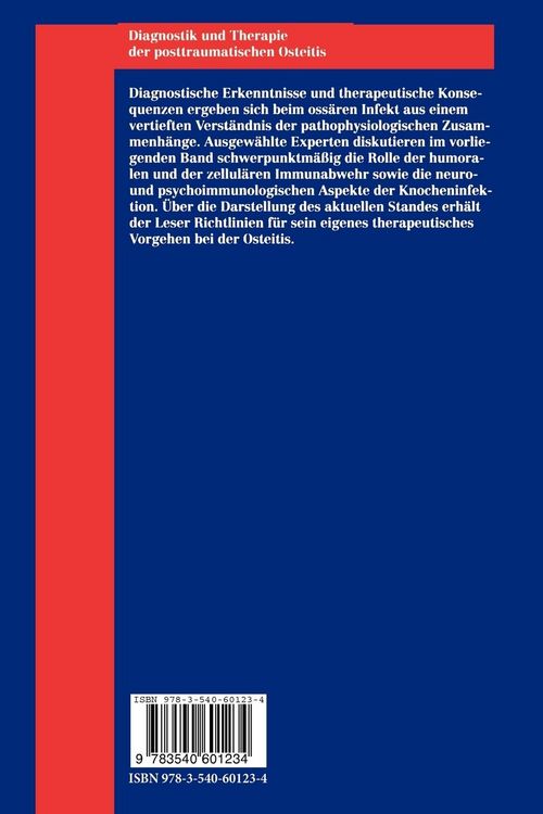 Produktbild: Diagnostik und Therapie der posttraumatischen Osteitis
