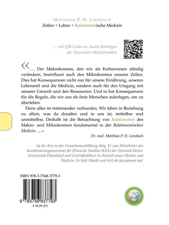 Produktbild: Zellen &middot; Leben &middot; Relationomische Medizin