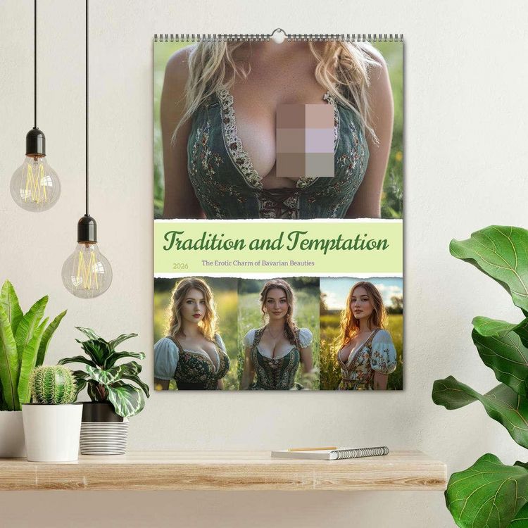 Produktbild: Tradition and Temptation (Wall Calendar 2026 DIN A2 portrait), CALVENDO 12 Month Wall Calendar
