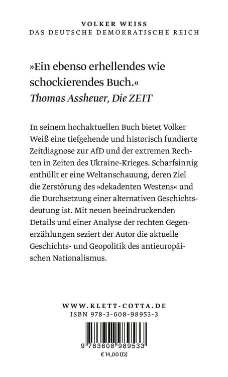 Produktbild: Das Deutsche Demokratische Reich