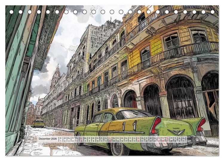 Produktbild: Comic City (Tischkalender 2026 DIN A5 quer), CALVENDO Monatskalender