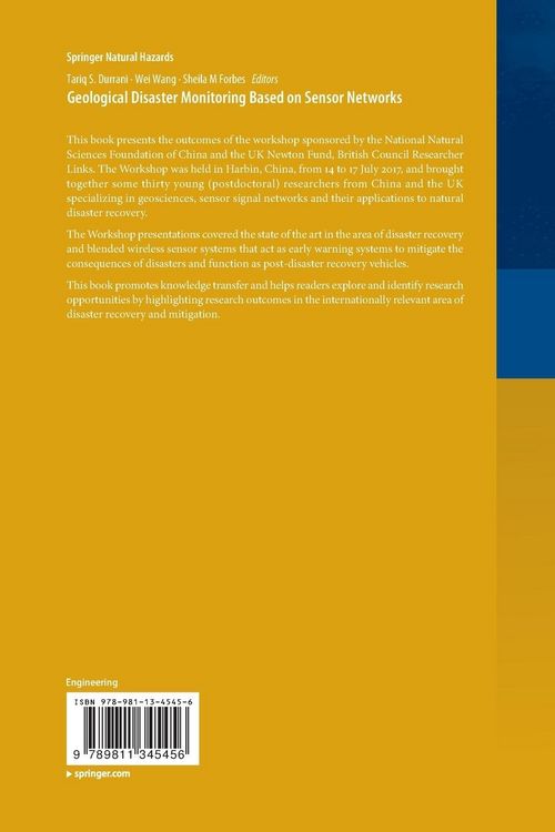 Produktbild: Geological Disaster Monitoring Based on Sensor Networks