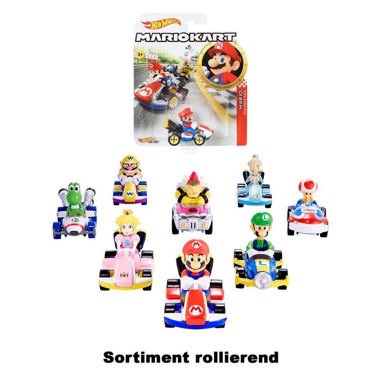 Produktbild: Hot Wheels Mario Kart Replica Die-Cast Sortiment