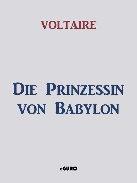 Produktbild: Die Prinzessin von Babylon