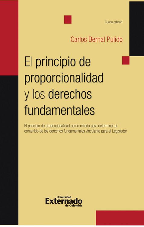 Produktbild: El principio de proporcionalidad y los derechos fundamentales