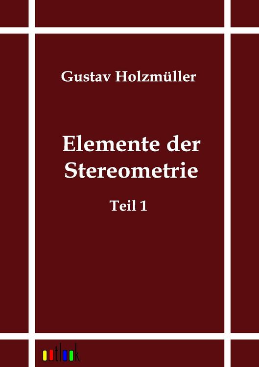 Produktbild: Elemente der Stereometrie