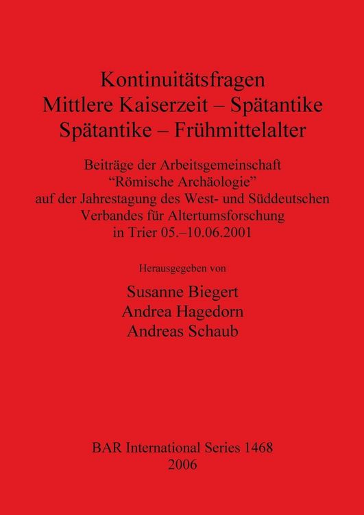 Produktbild: Kontinuit&auml;tsfragen