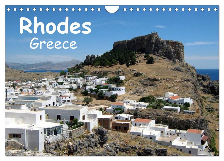 Produktbild: Rhodes - Greece (Wall Calendar 2026 DIN A4 landscape), CALVENDO 12 Month Wall Calendar