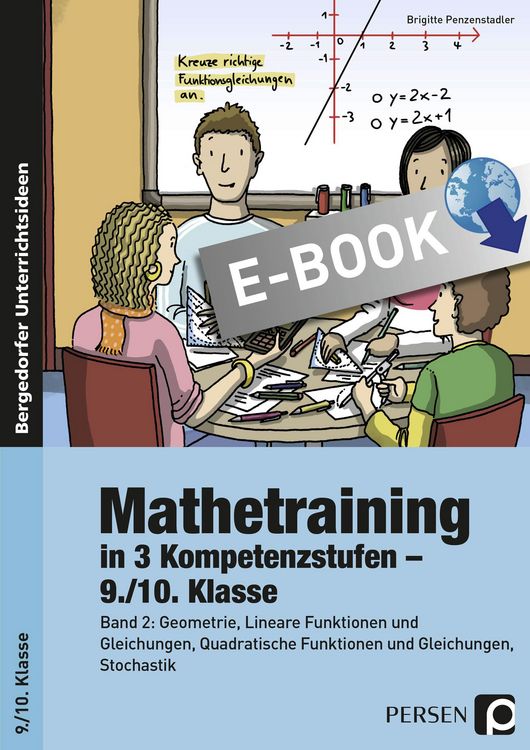 Produktbild: Mathetraining in 3 Kompetenzstufen - 9./10. Klasse