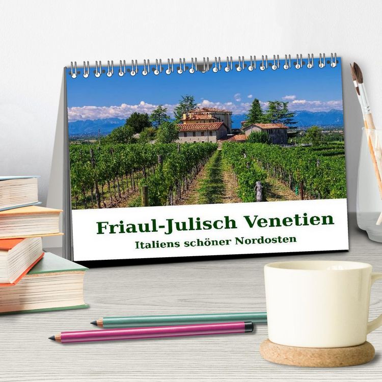 Produktbild: Friaul-Julisch Venetien - Italiens sch&ouml;ner Nordosten (Tischkalender 2026 DIN A5 quer), CALVENDO Monatskalender
