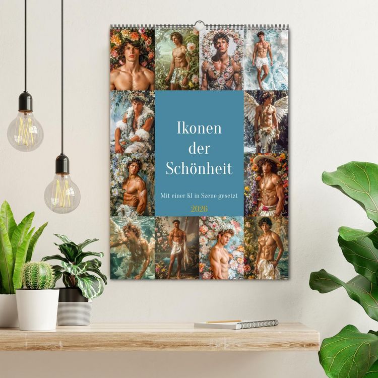 Produktbild: Ikonen der Sch&ouml;nheit (Wandkalender 2026 DIN A2 hoch), CALVENDO Monatskalender