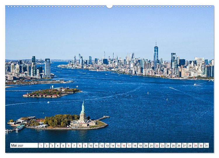 Produktbild: Wundervolles New York (Wandkalender 2027 DIN A2 quer), CALVENDO Monatskalender