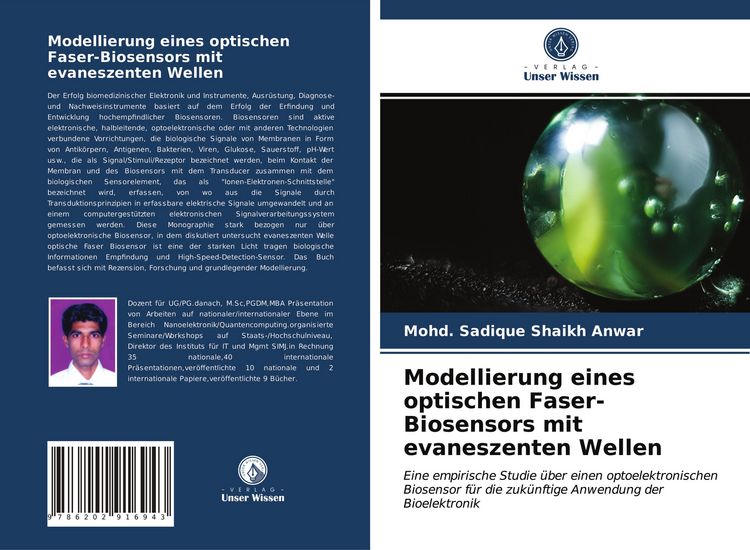 Produktbild: Modellierung eines optischen Faser-Biosensors mit evaneszenten Wellen
