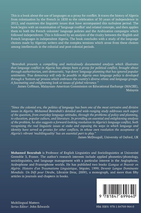 Produktbild: Language Conflict in Algeria