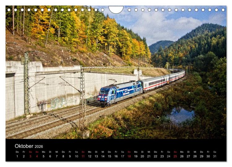 Produktbild: Unterwegs am Bahndamm (Wandkalender 2026 DIN A4 quer), CALVENDO Monatskalender