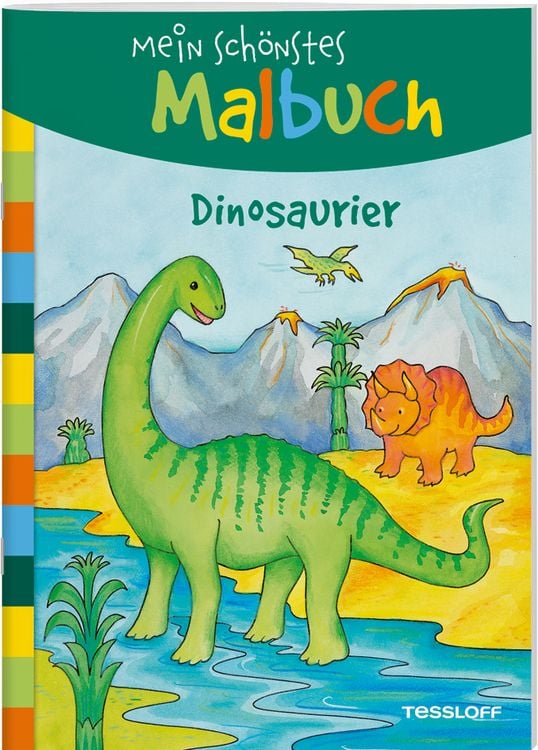 Produktbild: Mein sch&ouml;nstes Malbuch. Dinosaurier