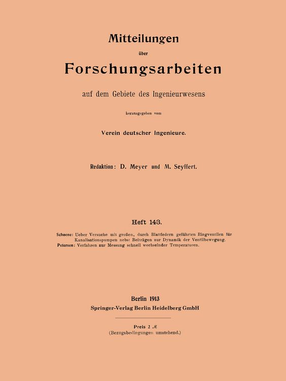 Produktbild: Mitteilungen &uuml;ber Forschungsarbeiten auf dem Gebiete des Ingenieurwesens