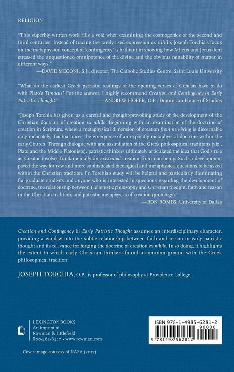 Produktbild: Creation and Contingency in Early Patristic Thought