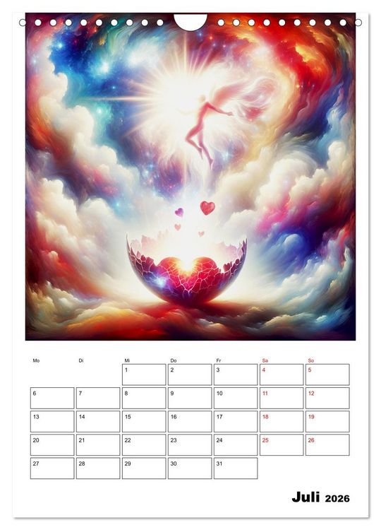 Produktbild: Erneuerung im Licht (Wandkalender 2026 DIN A4 hoch), CALVENDO Monatskalender