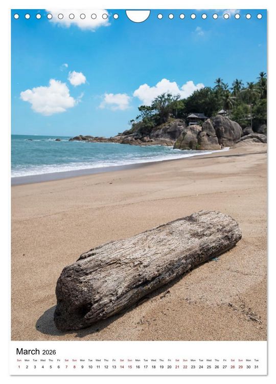 Produktbild: South East Asian Beaches (Wall Calendar 2026 DIN A4 portrait), CALVENDO 12 Month Wall Calendar