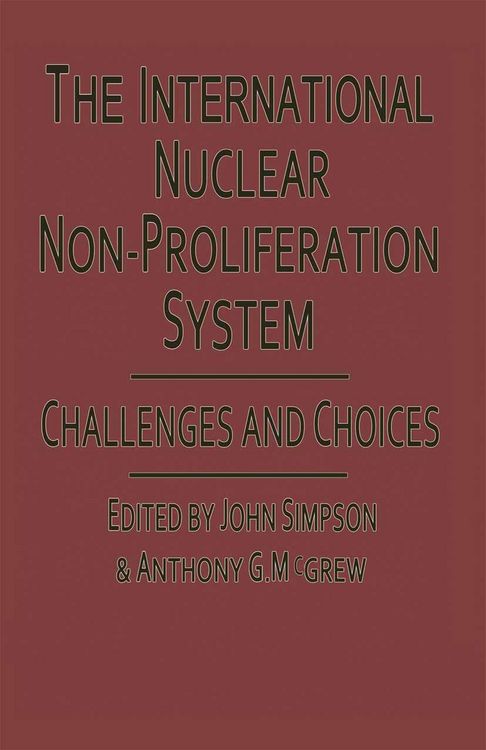 Produktbild: International Nuclear Nonproliferation System