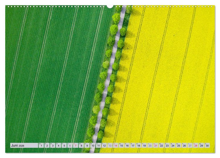 Produktbild: Ausblicke - Mittelhessen von Oben (Wandkalender 2026 DIN A2 quer), CALVENDO Monatskalender