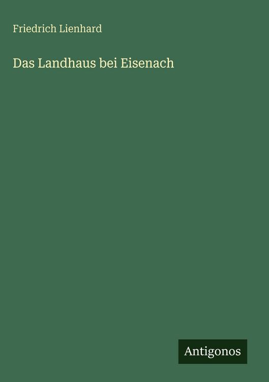 Produktbild: Das Landhaus bei Eisenach