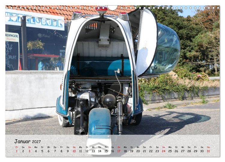 Produktbild: Messerschmitt Kabinenroller KR 200 Fahren unter dem Radar (Wandkalender 2027 DIN A3 quer), CALVENDO Monatskalender