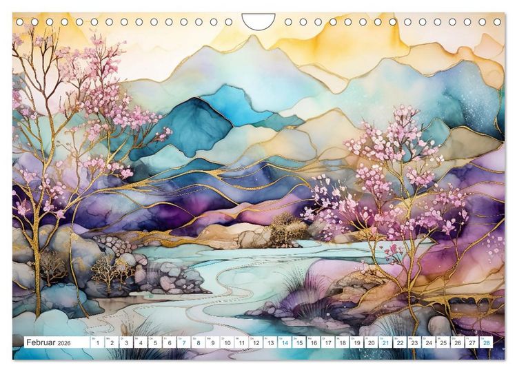 Produktbild: Farbsinfonie der Natur (Wandkalender 2026 DIN A4 quer), CALVENDO Monatskalender