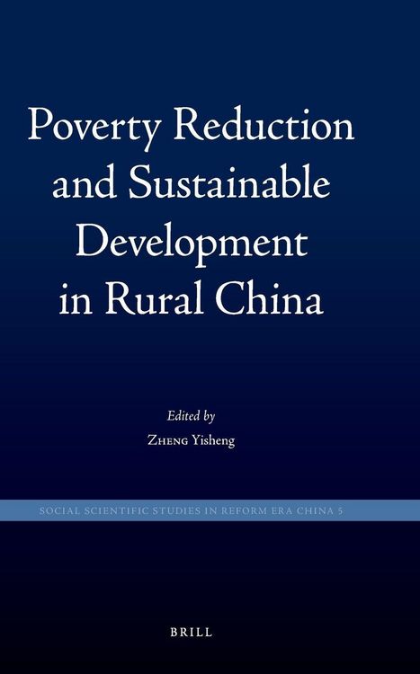 Produktbild: Poverty Reduction and Sustainable Development in Rural China