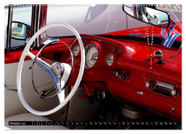 Produktbild: Auto-Legenden Chevrolet Bel Air (hochwertiger Premium Wandkalender 2025 DIN A2 quer), Kunstdruck in Hochglanz