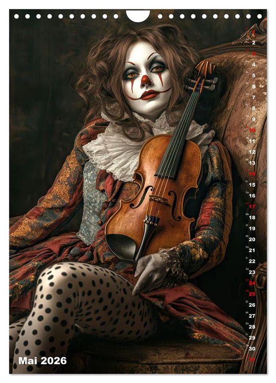 Produktbild: Clowngeschichten - Eine besondere Welt (Wandkalender 2026 DIN A4 hoch), CALVENDO Monatskalender