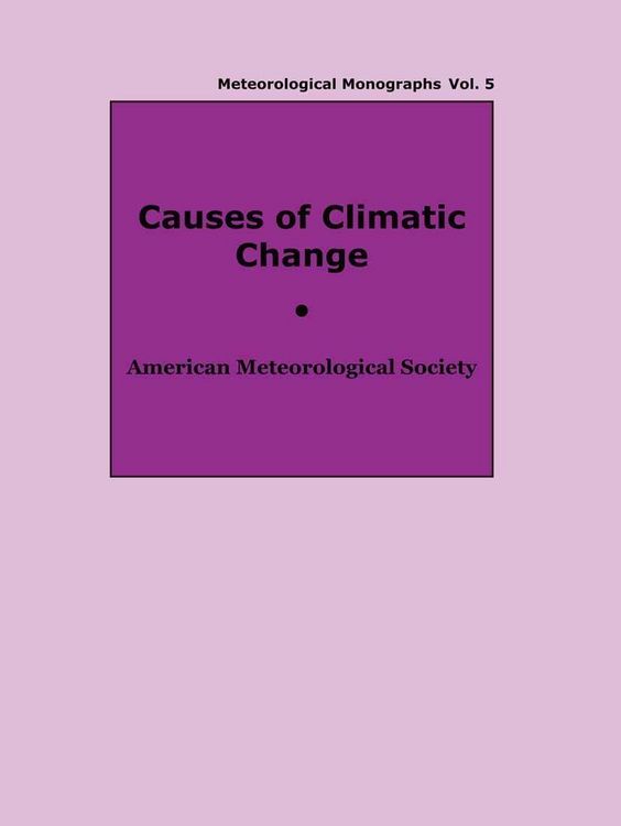 Produktbild: Causes of Climatic Change