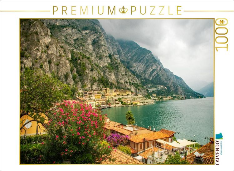 Produktbild: CALVENDO Puzzle Blick auf den Gardasee | 1000 Teile Lege-Gr&ouml;&szlig;e 64x48cm Foto-Puzzle f&uuml;r gl&uuml;ckliche Stunden