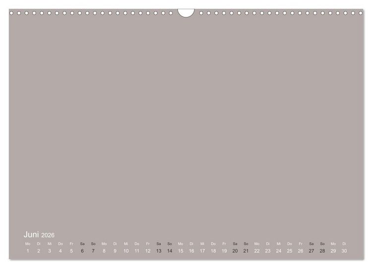 Produktbild: DIY Bastel-Kalender -Erdige Pastell Farben- Zum Selbstgestalten (Wandkalender 2026 DIN A3 quer), CALVENDO Monatskalender