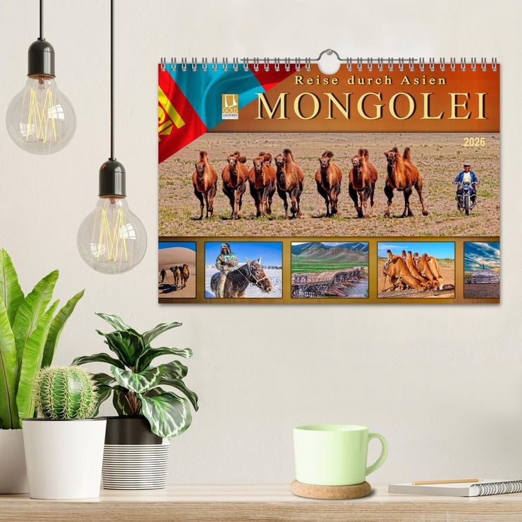 Produktbild: Reise durch Asien - Mongolei (Wandkalender 2026 DIN A4 quer), CALVENDO Monatskalender