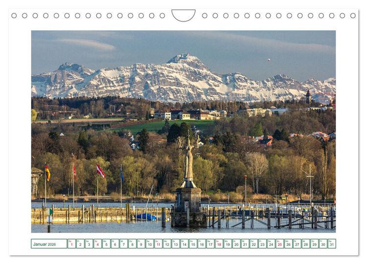 Produktbild: Konstanz - die gr&ouml;&szlig;te Stadt am Bodensee (Wandkalender 2026 DIN A4 quer), CALVENDO Monatskalender