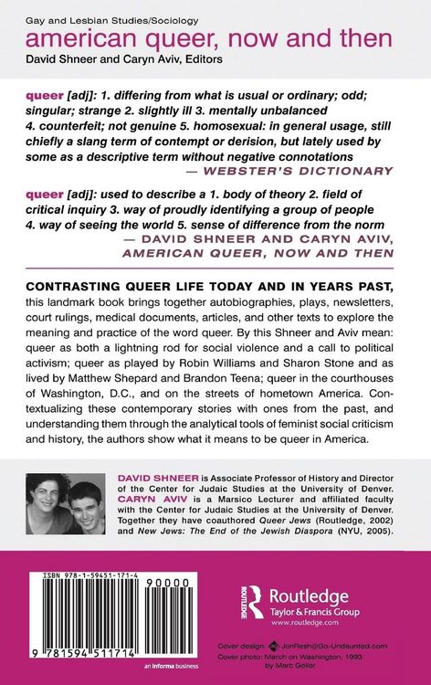Produktbild: American Queer, Now and Then