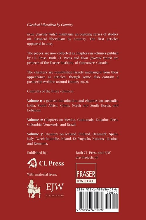 Produktbild: Classical Liberalism by Country, Volume III