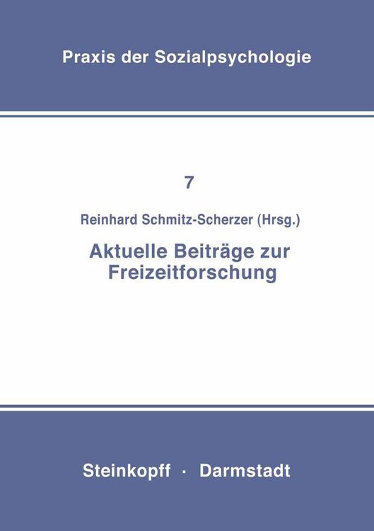 Produktbild: Aktuelle Beitr&auml;ge zur Freizeitforschung